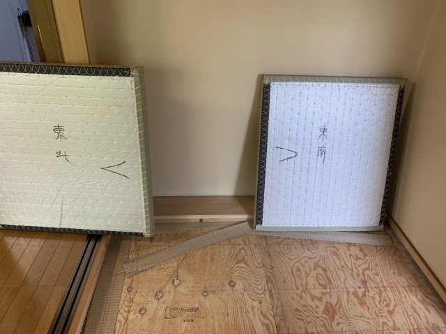 琉球畳の張替え工事